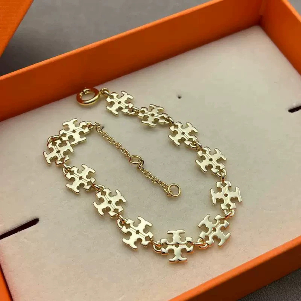 Tory Burch Letter Metal Bracelet
